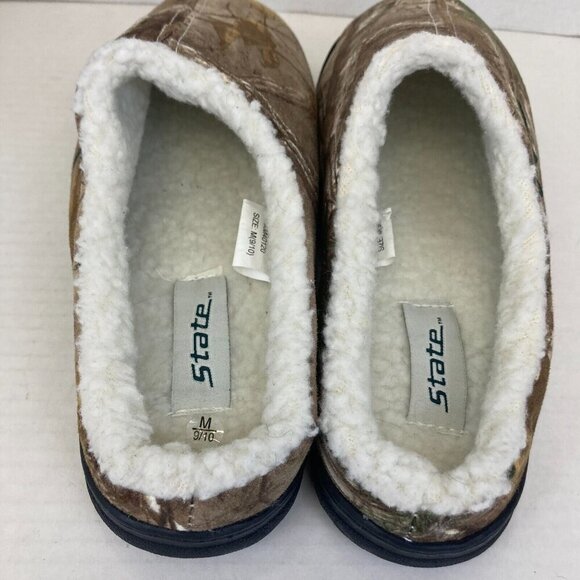 Michigan State University Camo Sherpa Slippers Womens Medium 9/10 Camouflage MSU - Picture 9 of 10